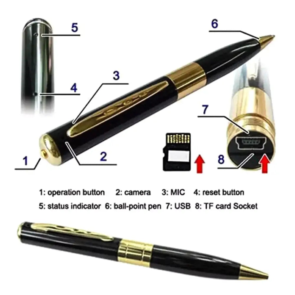 Pen Camera Cam Mini Hidden Pocket Audio Video Recorder