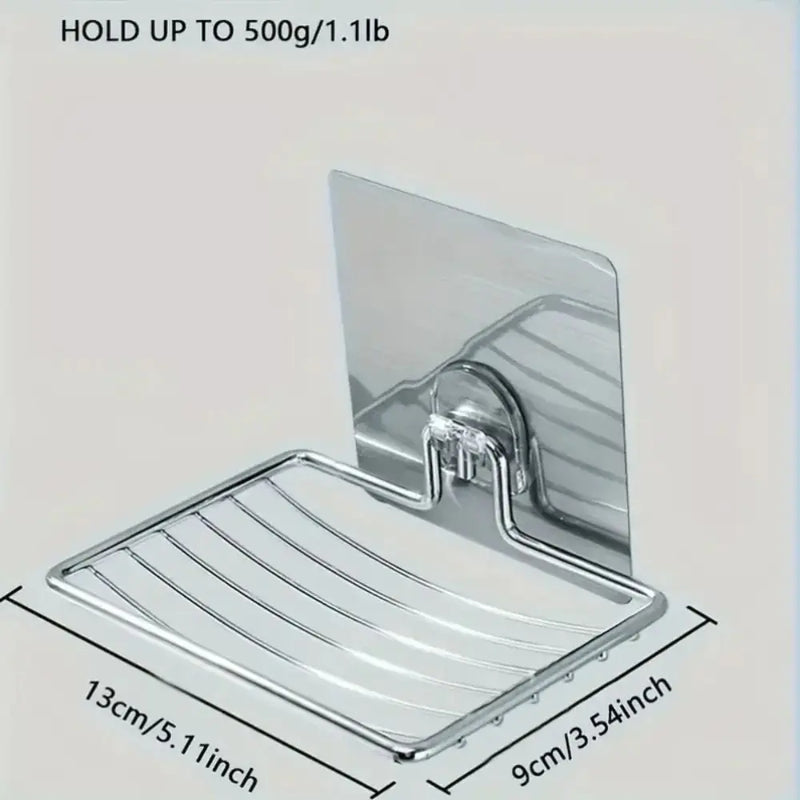 Stainless Steel Self Adhesive Wall Mount Soap Dish Holder