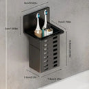 1pc Modern Wall-Mounted Bathroom Organizer